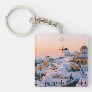 Santorini, Greece, Key Ring