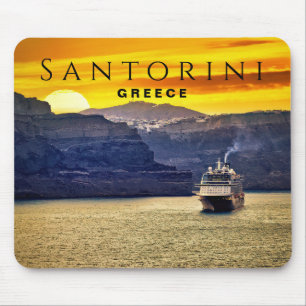 Santorini, Greece Mouse Mat