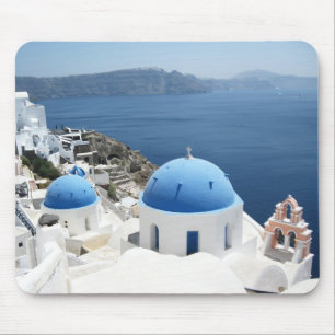 Santorini Greece Mouse Mat