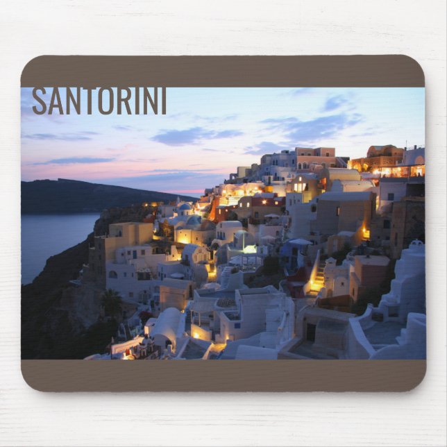 Santorini - Greece Mouse Mat (Front)