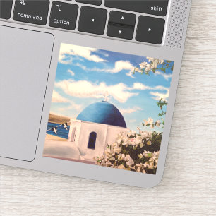 Santorini Greece Ocean Travel Vinyl Sticker