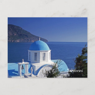 Santorini Greece Postcard