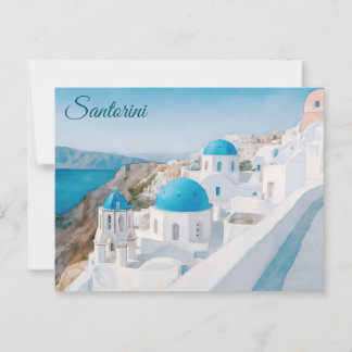 Santorini, Greece Postcard