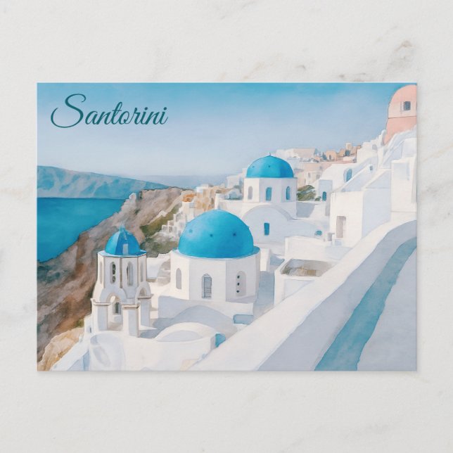 Santorini, Greece Postcard (Front)