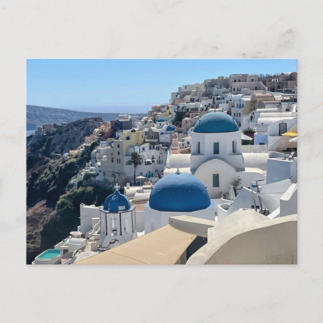 Santorini Greece Postcard (Front)