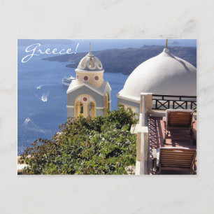 Santorini, Greece Postcard