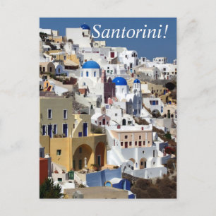 Santorini, Greece Postcard