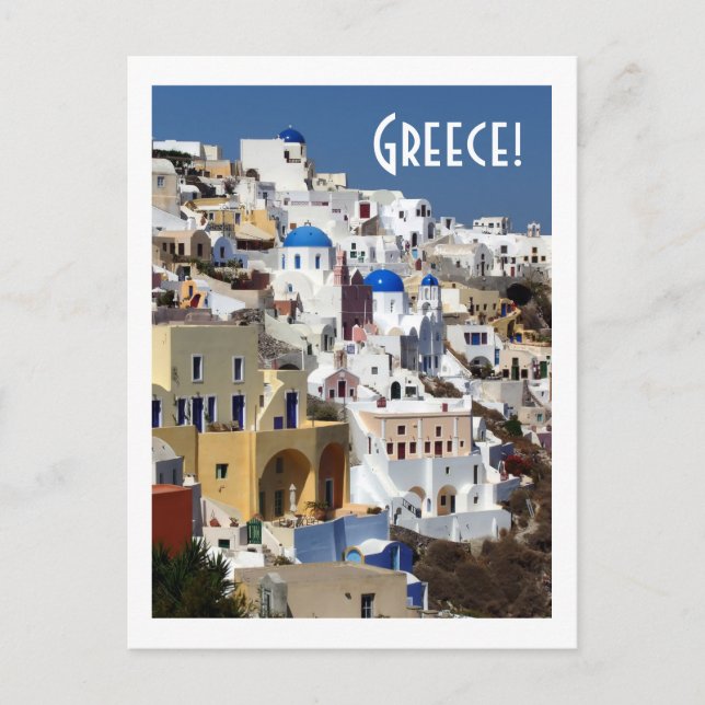 Santorini, Greece Postcard (Front)