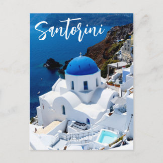 Santorini Greece Postcard