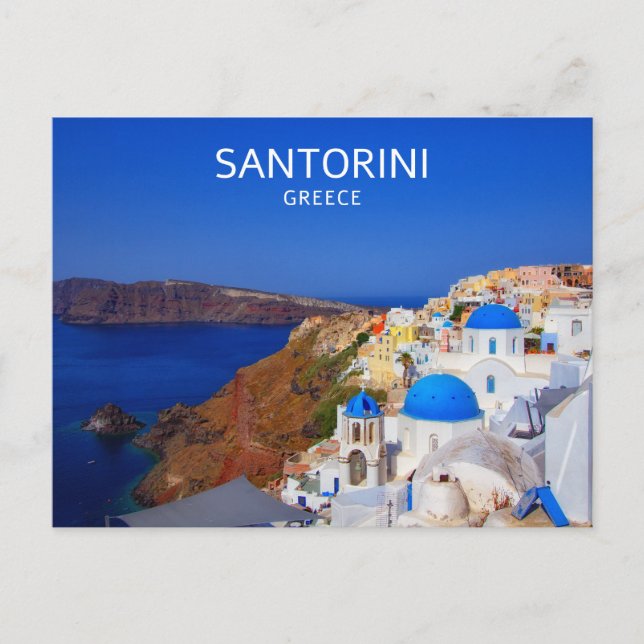 Santorini Greece Postcard (Front)