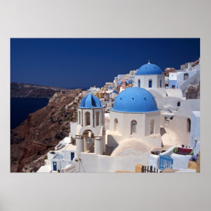 Santorini Greece Poster