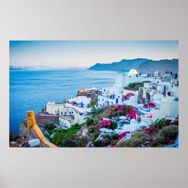 Santorini Greece Poster (Front)