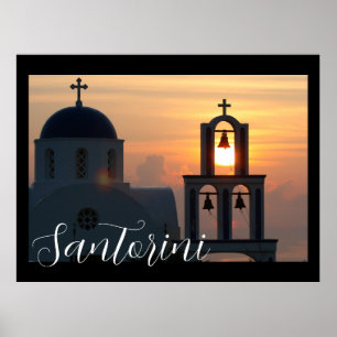 Santorini Greece Poster