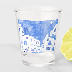 Santorini Greece Shot Glass
