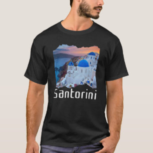 Santorini Greece Souvenir 7 T-Shirt