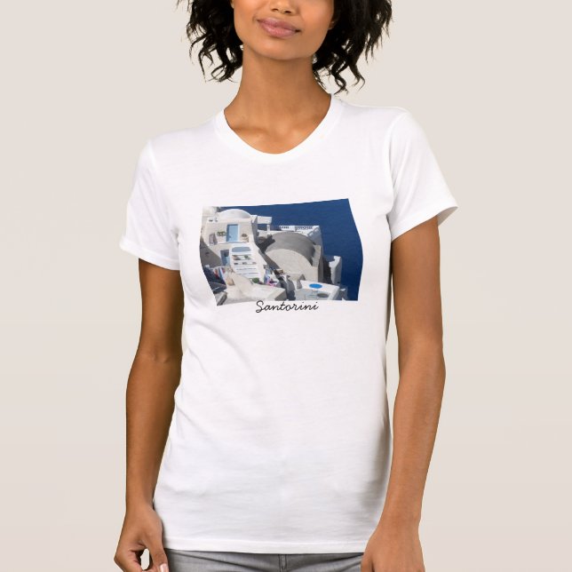 Santorini, Greece T-Shirt (Front)