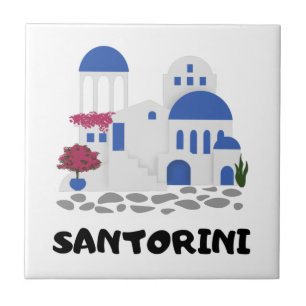 Santorini Greece    Tile