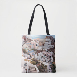 SANTORINI GREECE TOTE BAG