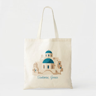 Santorini Greece Tote Bag