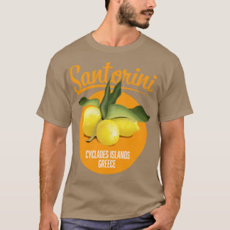 Santorini Greece travel logo T-Shirt