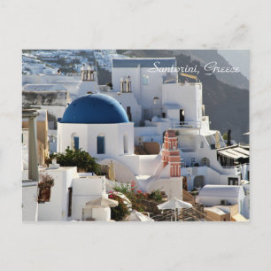 Santorini, Greece, Village of Oia, Photography Postcard