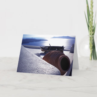 Santorini Greetingcard Card