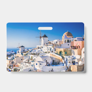 Santorini ID badge