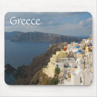 Santorini in the Afternoon Sun Mouse Mat