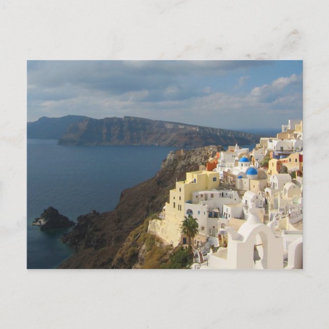 Santorini in the Afternoon Sun Postcard (Front)
