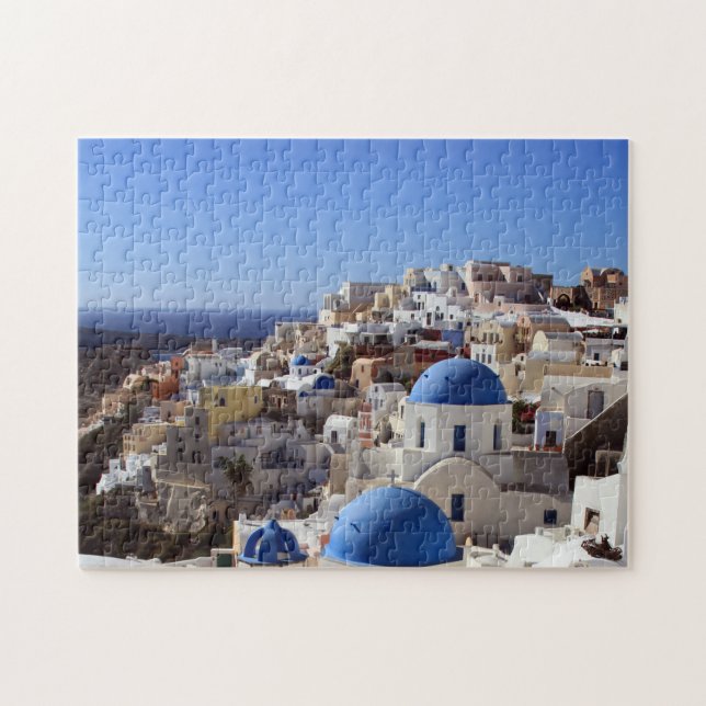 Santorini in the sun jigsaw puzzle (Horizontal)