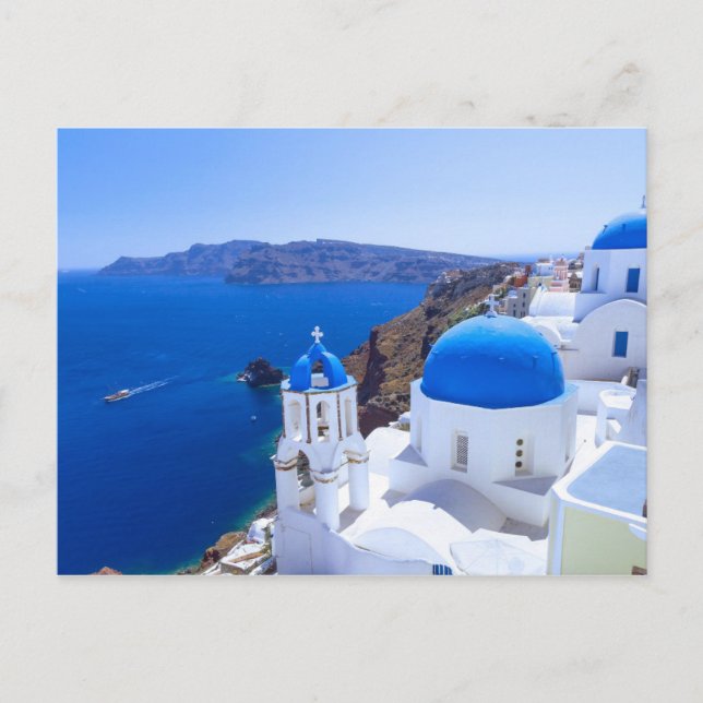 Santorini Invitation Postcard (Front)