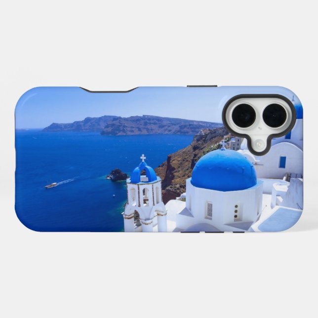 Santorini iPhone Case (Back Horizontal)