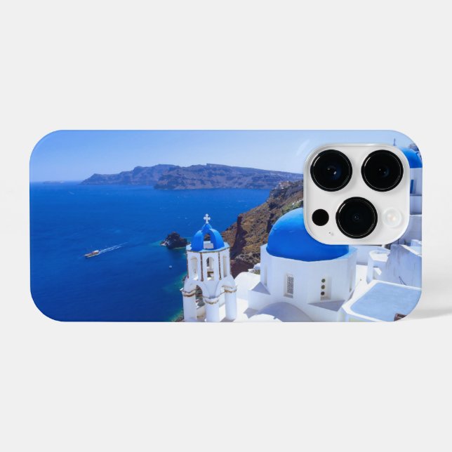 Santorini iPhone Case (Back Horizontal)