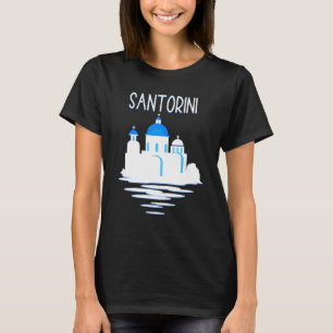 Santorini Island Greece  Ellada Vertical Greek Isl T-Shirt