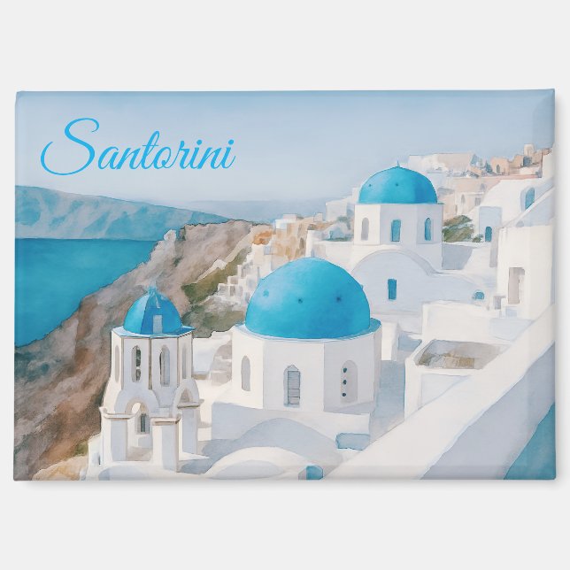 Santorini Island, Greece Magnet (Front)