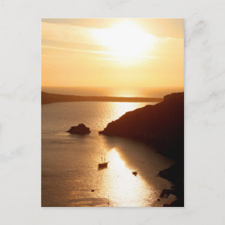 Santorini Island Greece Postcard