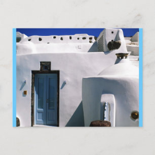 Santorini Island Greece Postcard