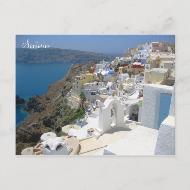 Santorini island Greece Postcard (Front)