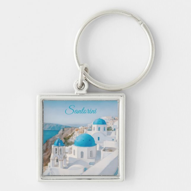 Santorini Keychain (Front)