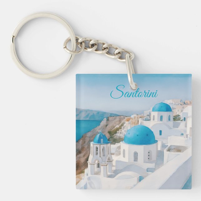 Santorini Keychain (Front)
