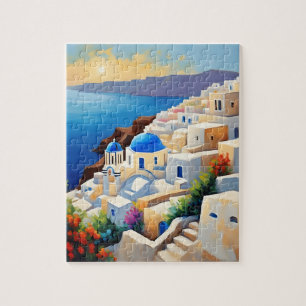 Santorini landscape jigsaw puzzle
