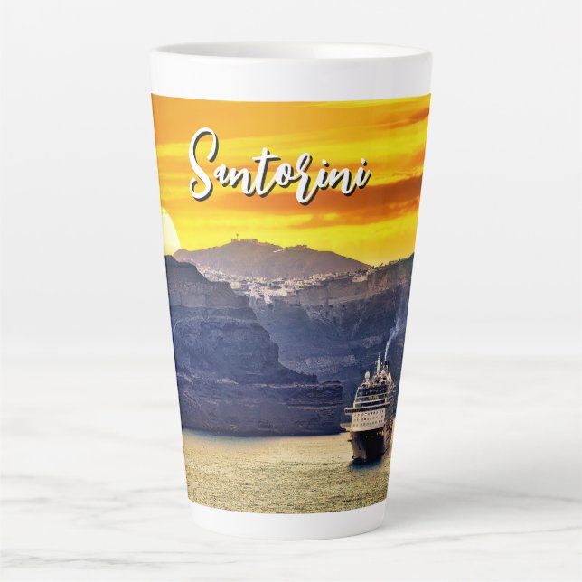 Santorini Latte Mug (Front)