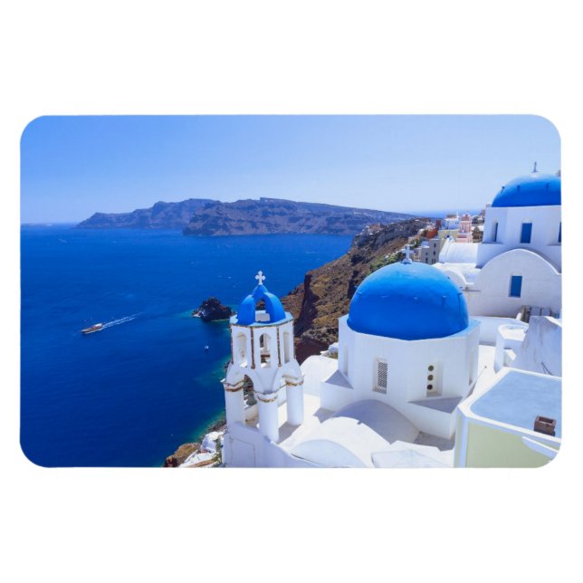 Santorini Magnet (Horizontal)