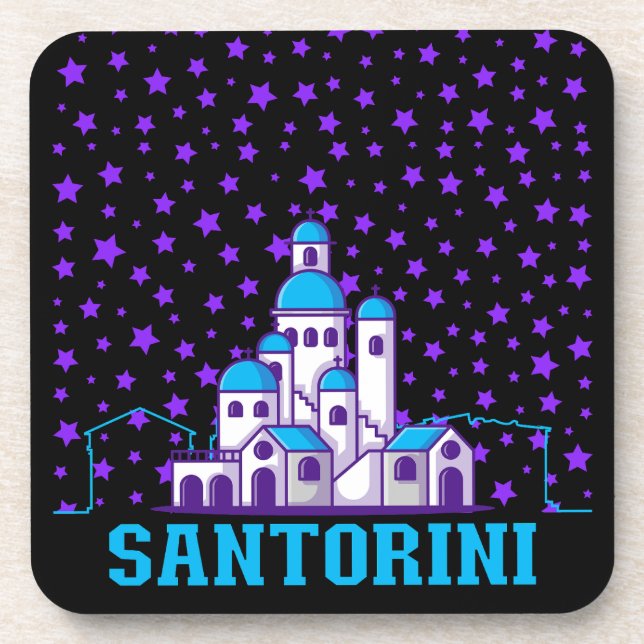 Santorini Memory.b Coaster (Front)