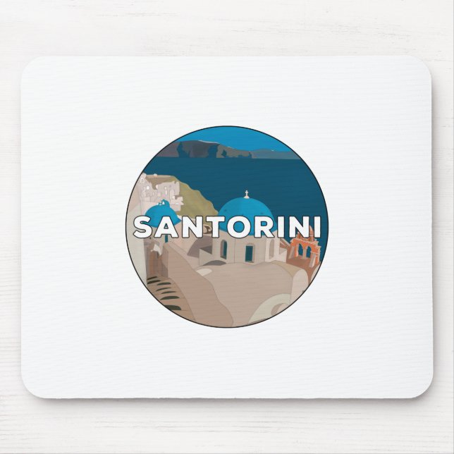 Santorini Mouse Mat (Front)