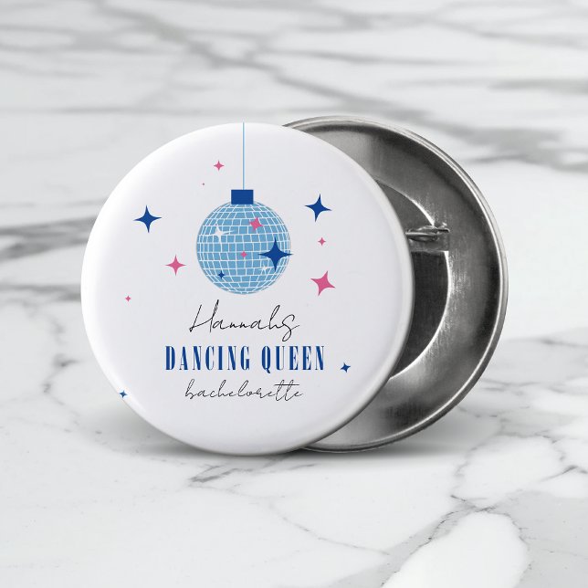 Santorini Musical disco bachelorette 3 Cm Round Badge (Creator Uploaded)