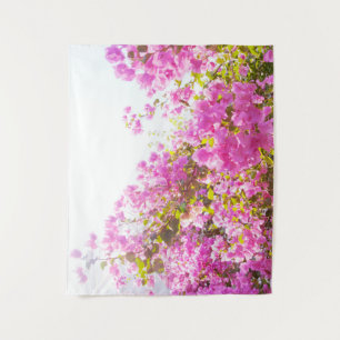 Santorini Pink Flower Dream #1 #wall #art Tapestry