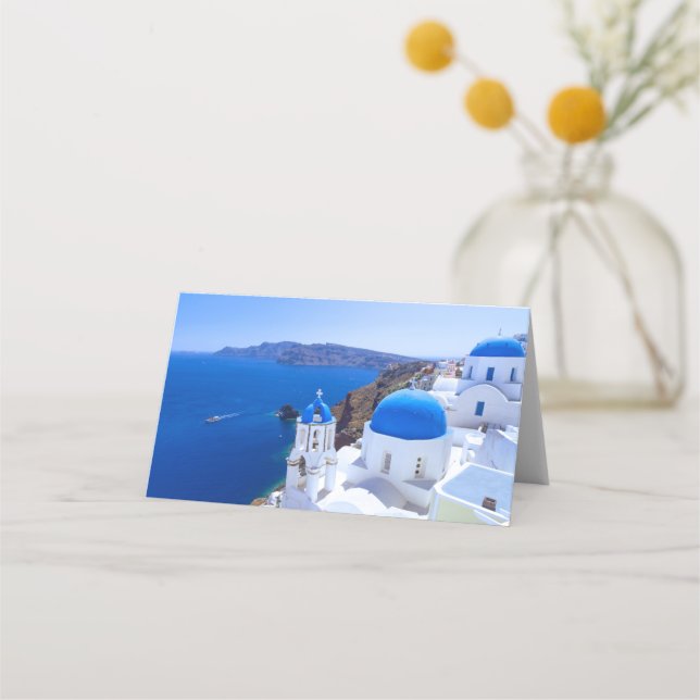 Santorini Place Card (Front)