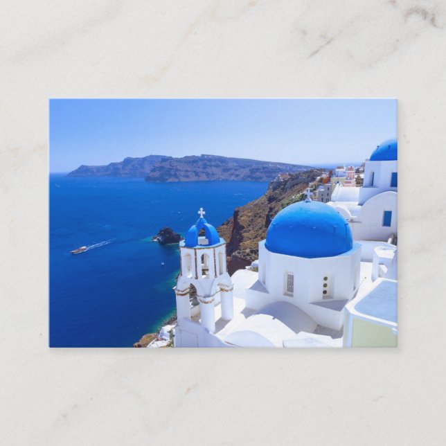 Santorini Place Card (Front)