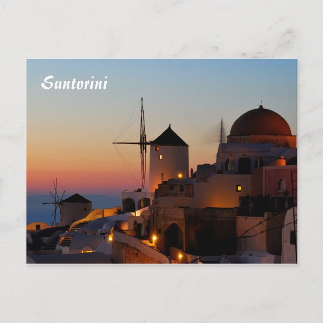 Santorini Postcard (Front)